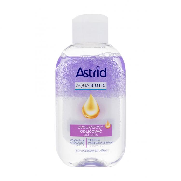 Astrid Aqua Biotic Two-Phase Remover Odličovač očí pro ženy 125 ml