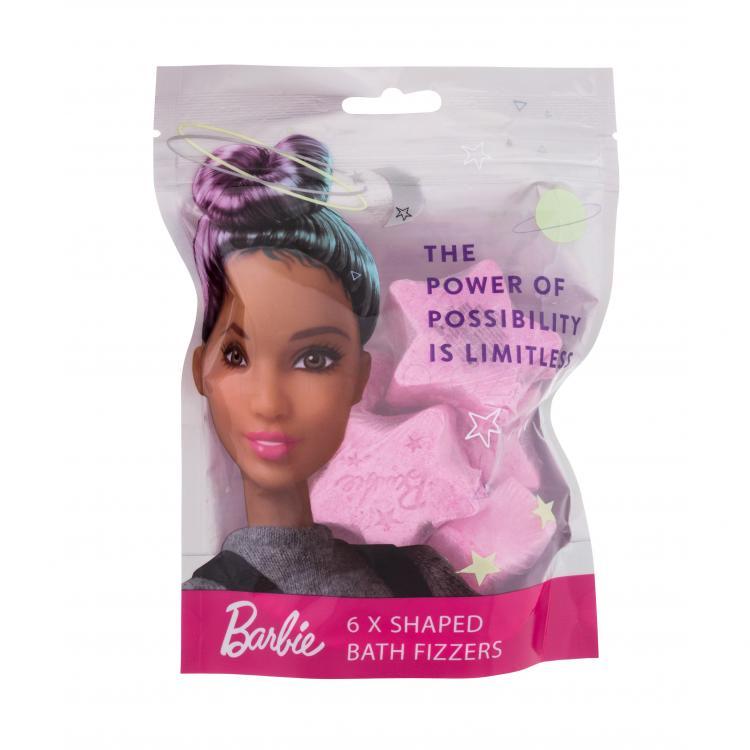 Barbie Bath Fizzers The Power Of Possibility Is Limitless Bomba do koupele pro děti 6x30 g