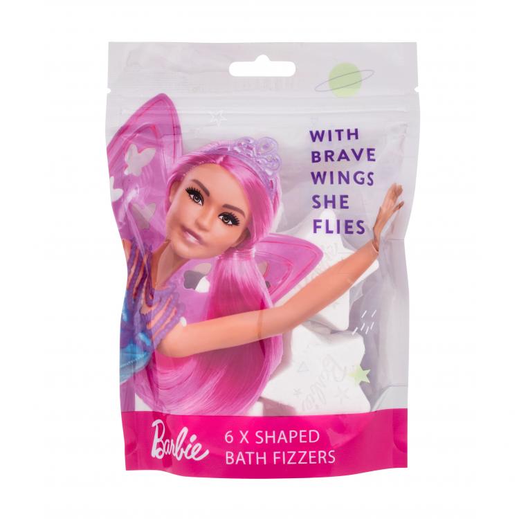Barbie Bath Fizzers With Brave Wings She Flies Bomba do koupele pro děti 6x30 g