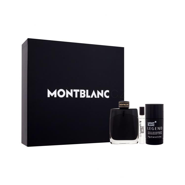 Montblanc Legend Dárková kazeta parfémovaná voda 100 ml + parfémovaná voda 7,5 ml + deostick 75 g