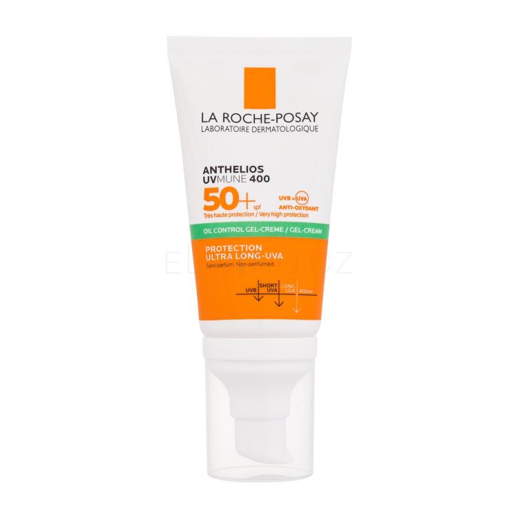 La Roche-Posay Anthelios UVMUNE 400 Oil Control Gel-Cream SPF50+ No Parfum Opalovací přípravek na obličej pro ženy 50 ml