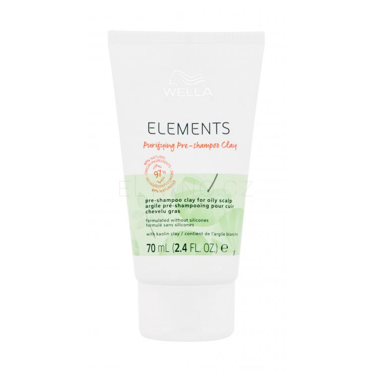 Wella Professionals Elements Purifying Pre-Shampoo Clay Maska na vlasy pro ženy 70 ml