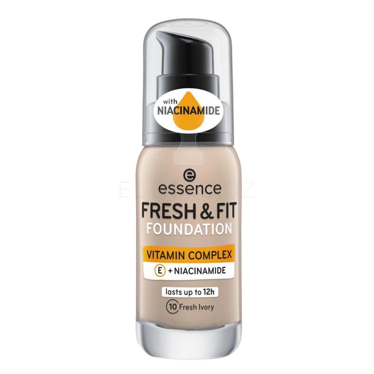 Essence Fresh &amp; Fit Make-up pro ženy 30 ml Odstín 10 Fresh Ivory