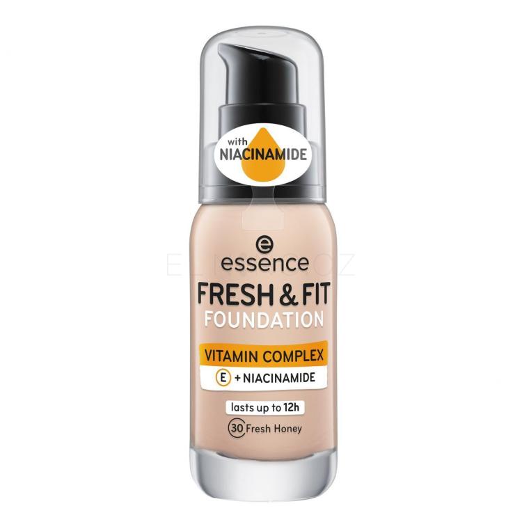 Essence Fresh &amp; Fit Make-up pro ženy 30 ml Odstín 30 Fresh Honey