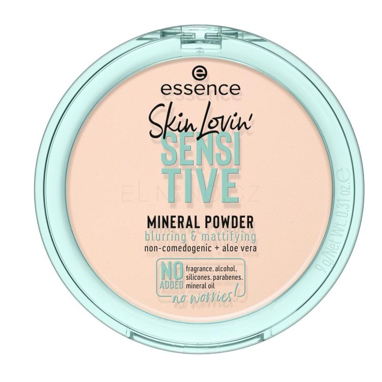 Essence Skin Lovin&#039; Sensitive Mineral Powder Pudr pro ženy 9 g Odstín 01 Translucent