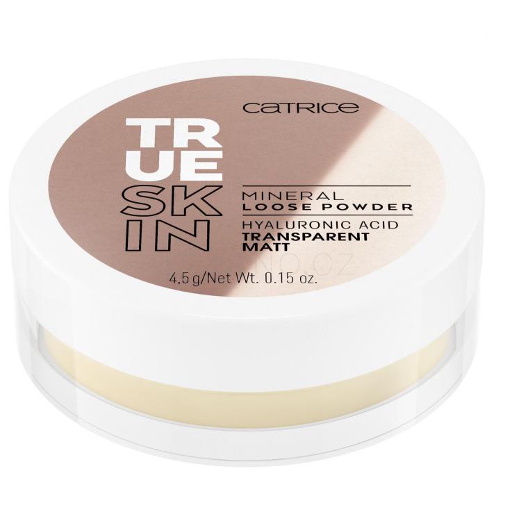 Catrice True Skin Mineral Loose Powder Pudr pro ženy 4,5 g Odstín 010 Transparent Matt