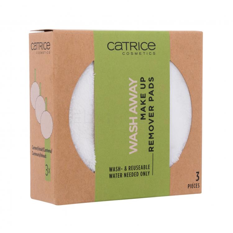 Catrice Wash Away Make Up Remover Pads Odličovací tampony pro ženy 3 ks