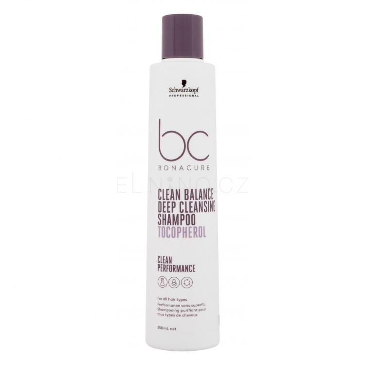 Schwarzkopf Professional BC Bonacure Clean Balance Tocopherol Shampoo Šampon pro ženy 250 ml