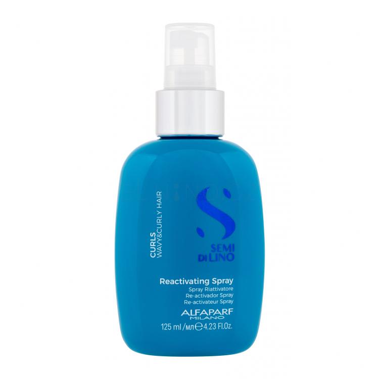 ALFAPARF MILANO Semi Di Lino Curls Reactivating Spray Pro tepelný styling pro ženy 125 ml