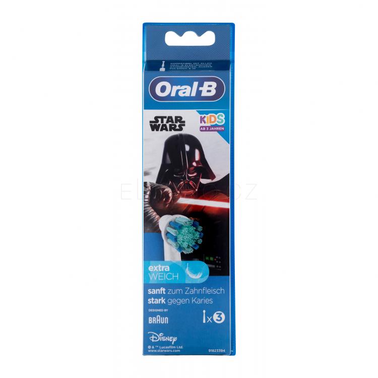 Oral-B Kids Brush Heads Star Wars Zubní kartáček pro děti 3 ks