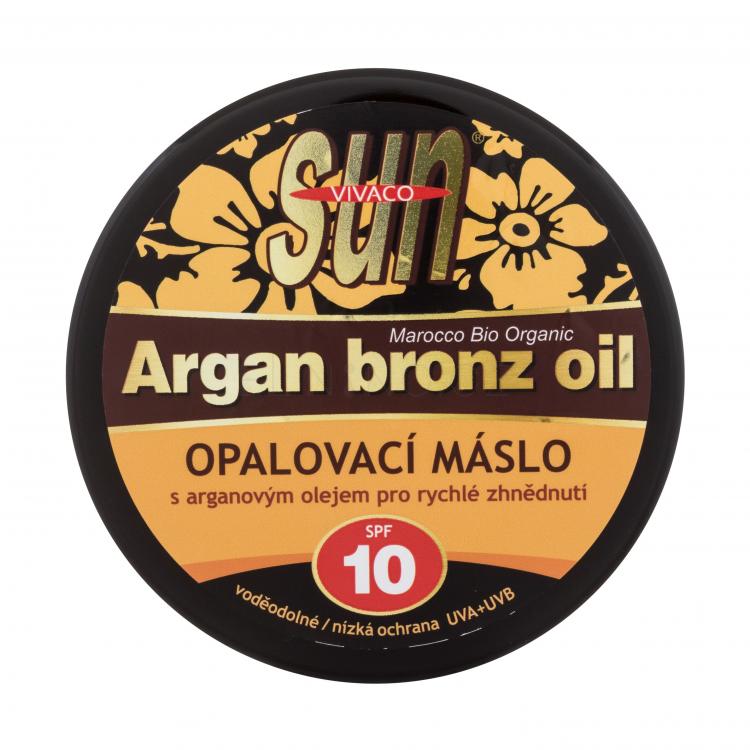 Vivaco Sun Argan Bronz Oil Suntan Butter SPF10 Opalovací přípravek na tělo 200 ml