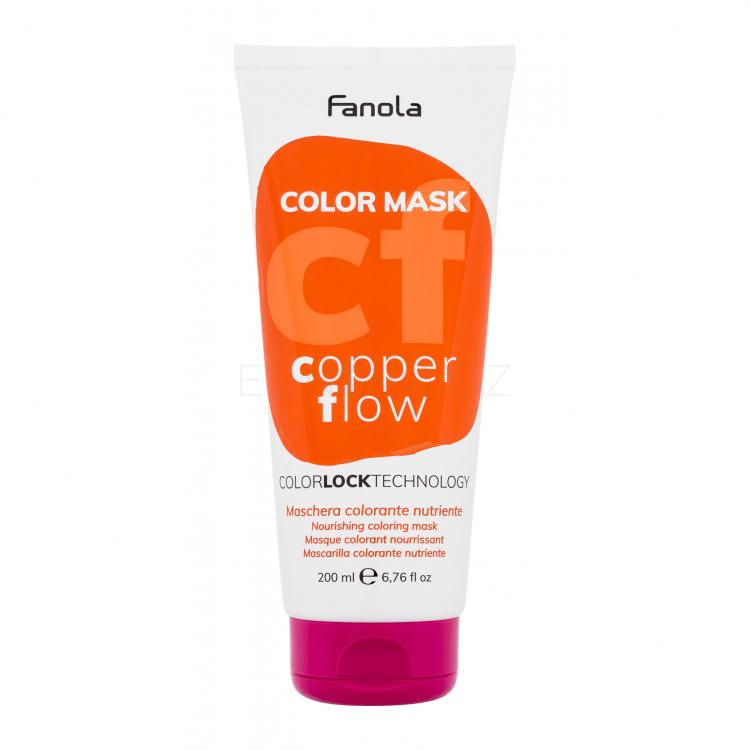 Fanola Color Mask Barva na vlasy pro ženy 200 ml Odstín Copper Flow