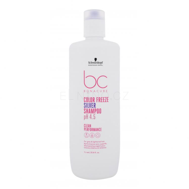 Schwarzkopf Professional BC Bonacure Color Freeze pH 4.5 Shampoo Silver Šampon pro ženy 1000 ml