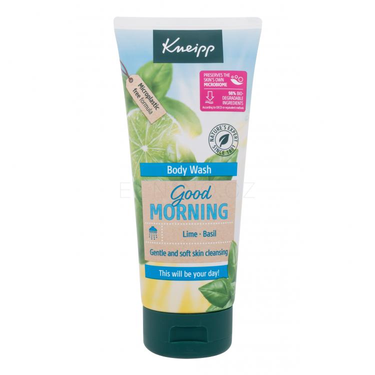 Kneipp Good Morning Body Wash Lime &amp; Basil Sprchový gel pro ženy 200 ml