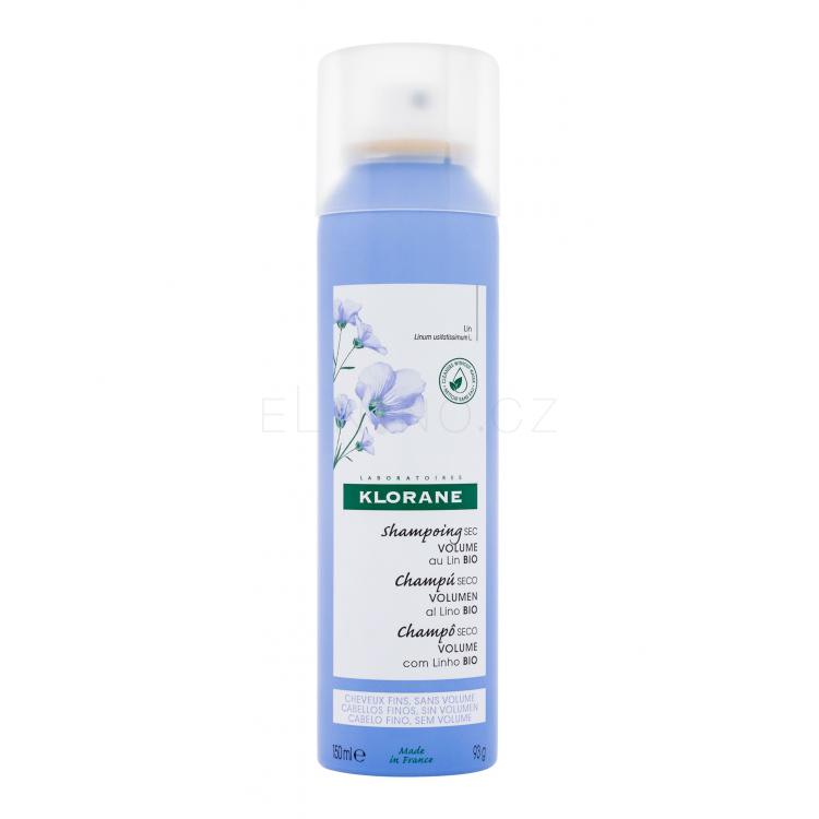 Klorane Organic Flax Volume Suchý šampon pro ženy 150 ml