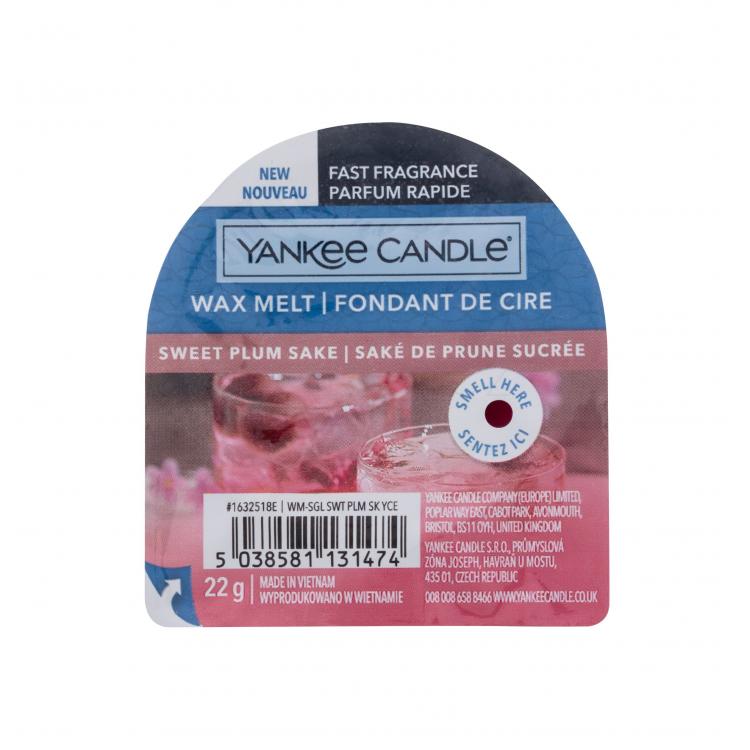 Yankee Candle Sweet Plum Sake Vonný vosk 22 g