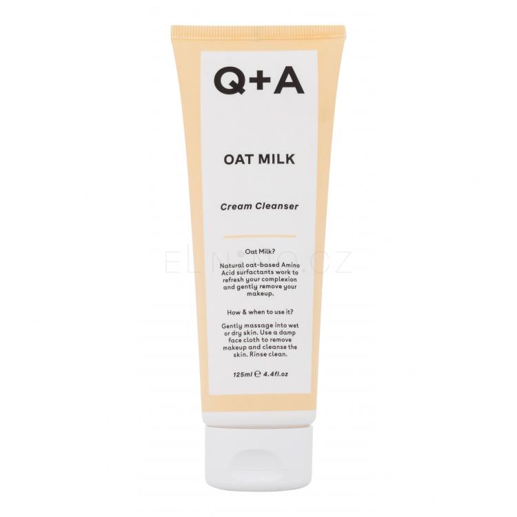 Q+A Oat Milk Cream Cleanser Čisticí krém pro ženy 125 ml