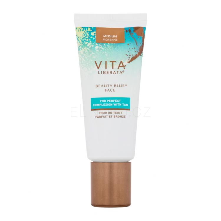 Vita Liberata Beauty Blur Face For Perfect Complexion With Tan Báze pod make-up pro ženy 30 ml Odstín Medium