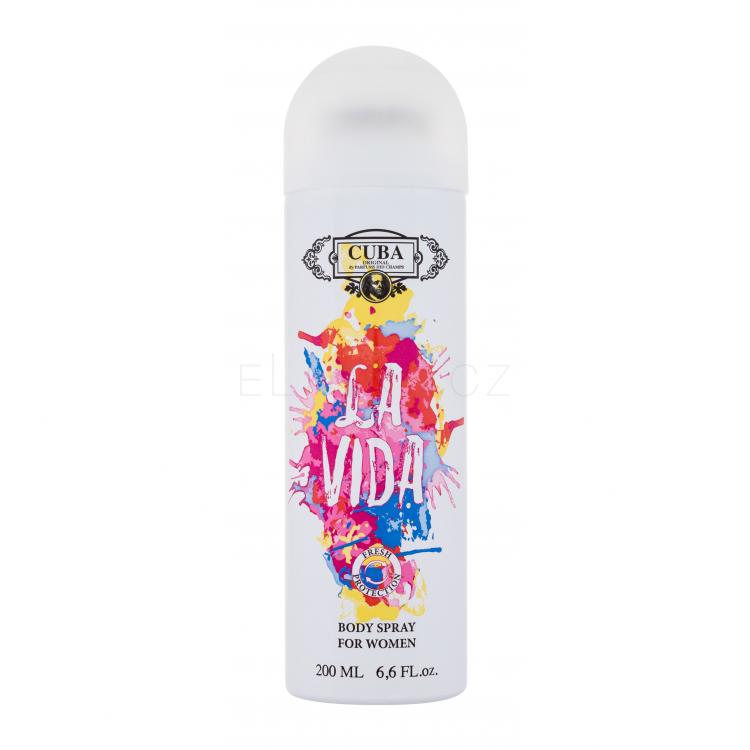 Cuba La Vida Deodorant pro ženy 200 ml