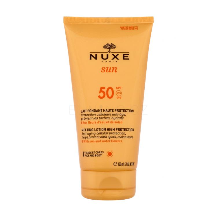 NUXE Sun High Protection Melting Lotion SPF50 Opalovací přípravek na tělo pro ženy 150 ml