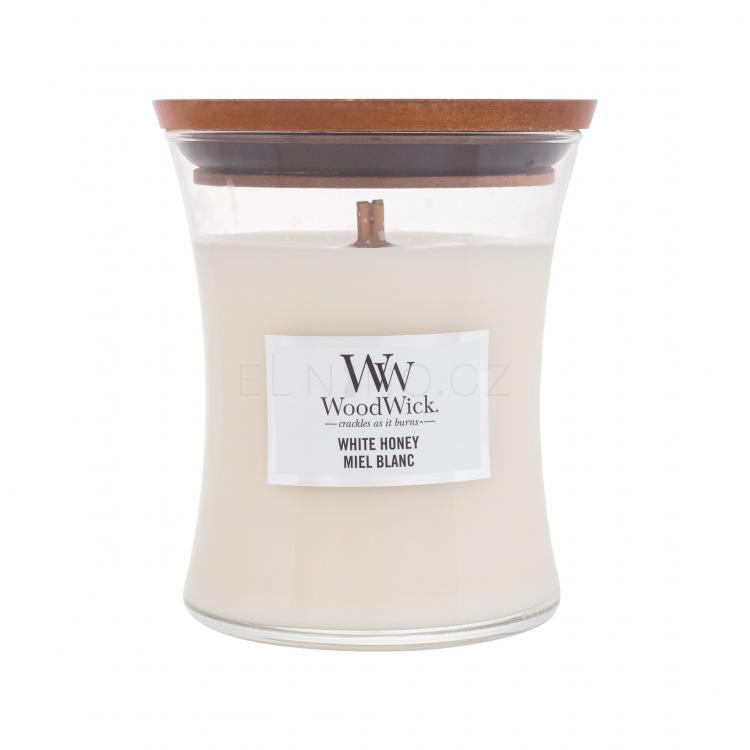 WoodWick White Honey Vonná svíčka 275 g