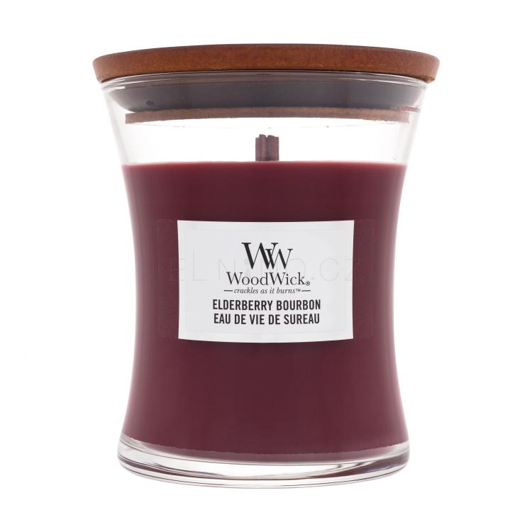 WoodWick Elderberry Bourbon Vonná svíčka 275 g