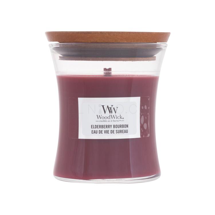 WoodWick Elderberry Bourbon Vonná svíčka 85 g