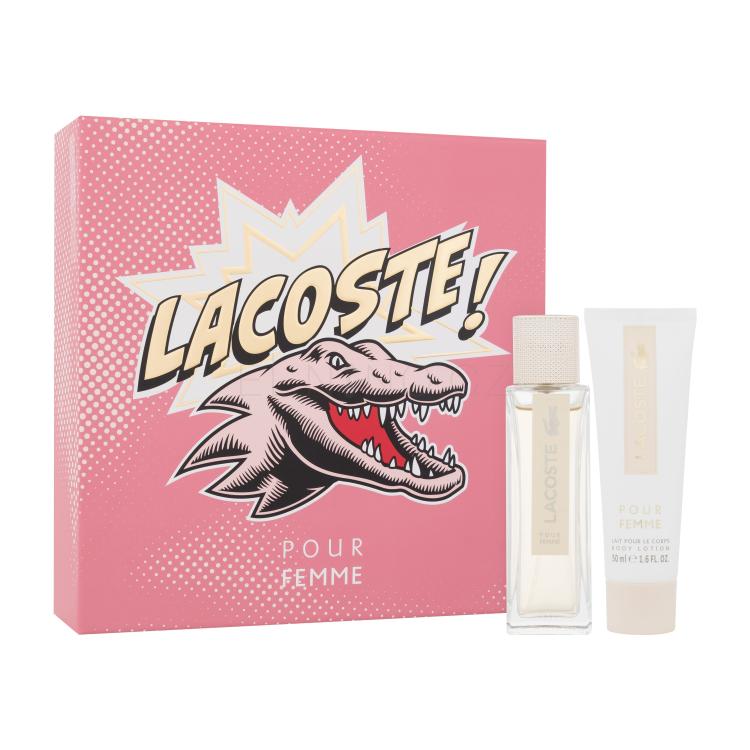Lacoste Pour Femme Dárková kazeta parfémovaná voda 50 ml + tělové mléko 50 ml