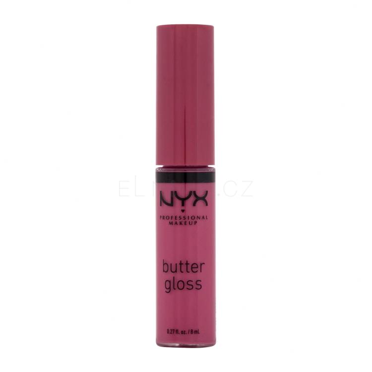 NYX Professional Makeup Butter Gloss Lesk na rty pro ženy 8 ml Odstín 32 Strawberry Cheesecake