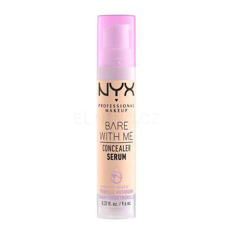 NYX Professional Makeup Bare With Me Serum Concealer Korektor pro ženy 9,6 ml Odstín 01 Fair