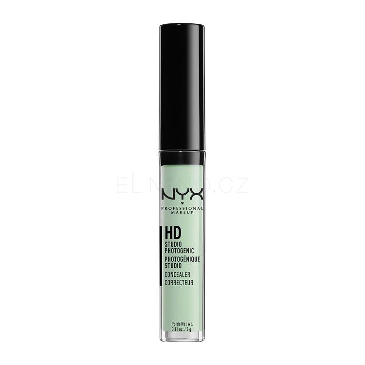 NYX Professional Makeup HD Concealer Korektor pro ženy 3 g Odstín 12 Geen