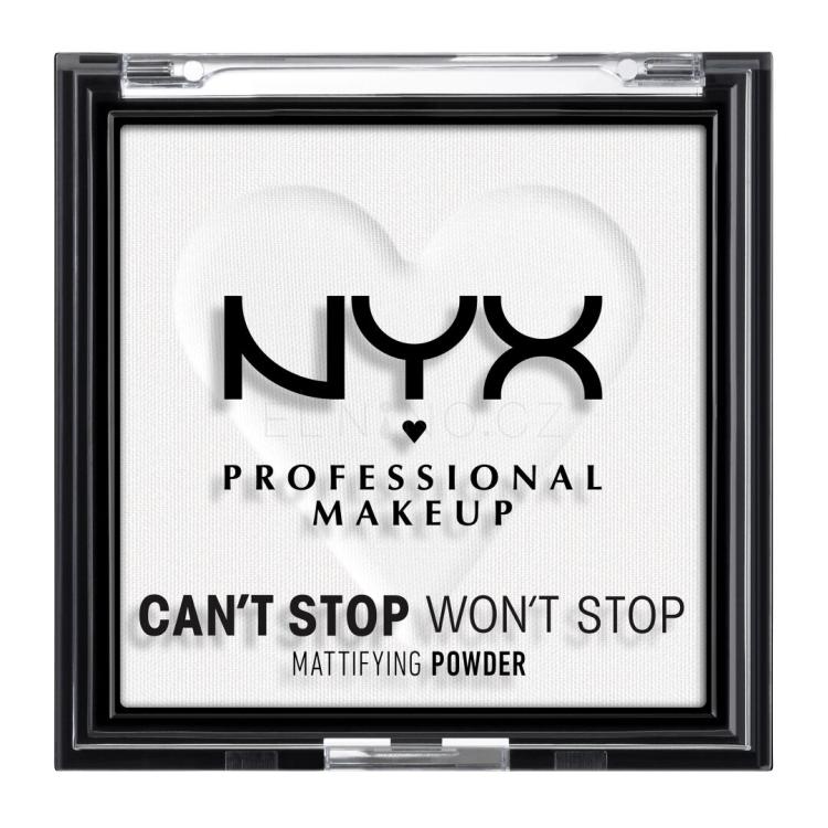 NYX Professional Makeup Can&#039;t Stop Won&#039;t Stop Mattifying Powder Pudr pro ženy 6 g Odstín 11 Bright Translucent