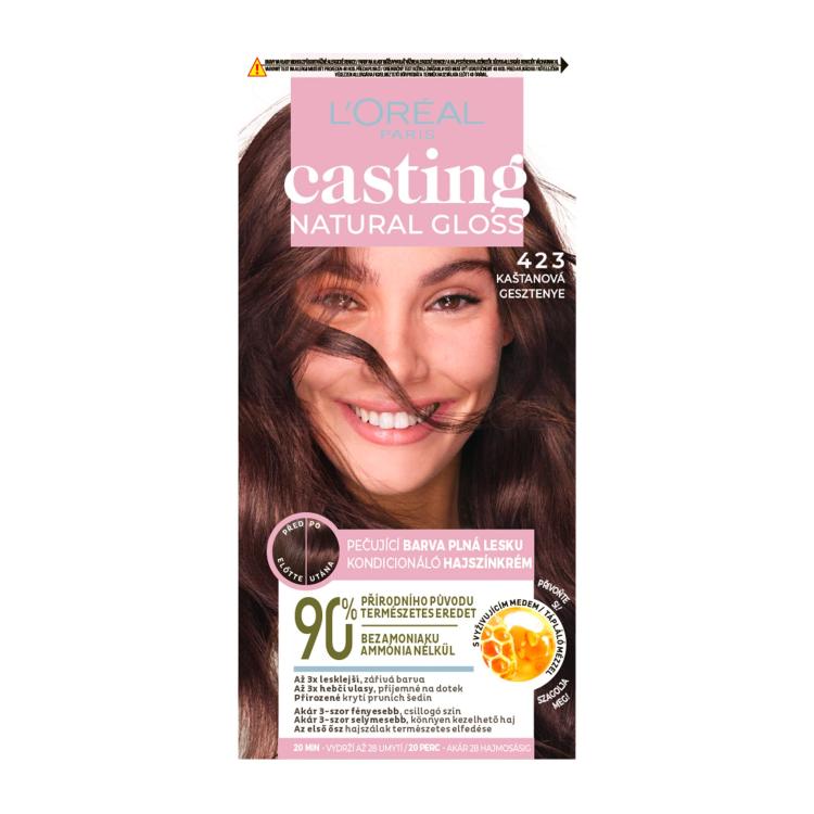 L&#039;Oréal Paris Casting Natural Gloss Barva na vlasy pro ženy 48 ml Odstín 423