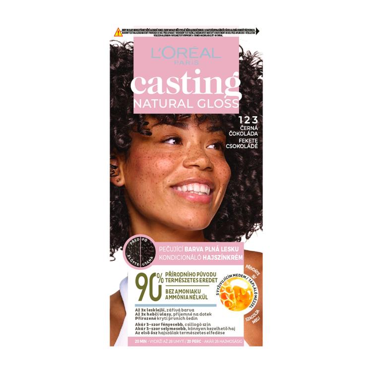 L&#039;Oréal Paris Casting Natural Gloss Barva na vlasy pro ženy 48 ml Odstín 123
