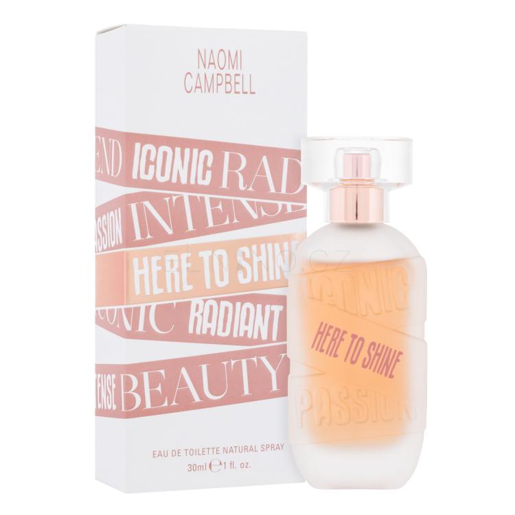 Naomi Campbell Here To Shine Toaletní voda pro ženy 30 ml