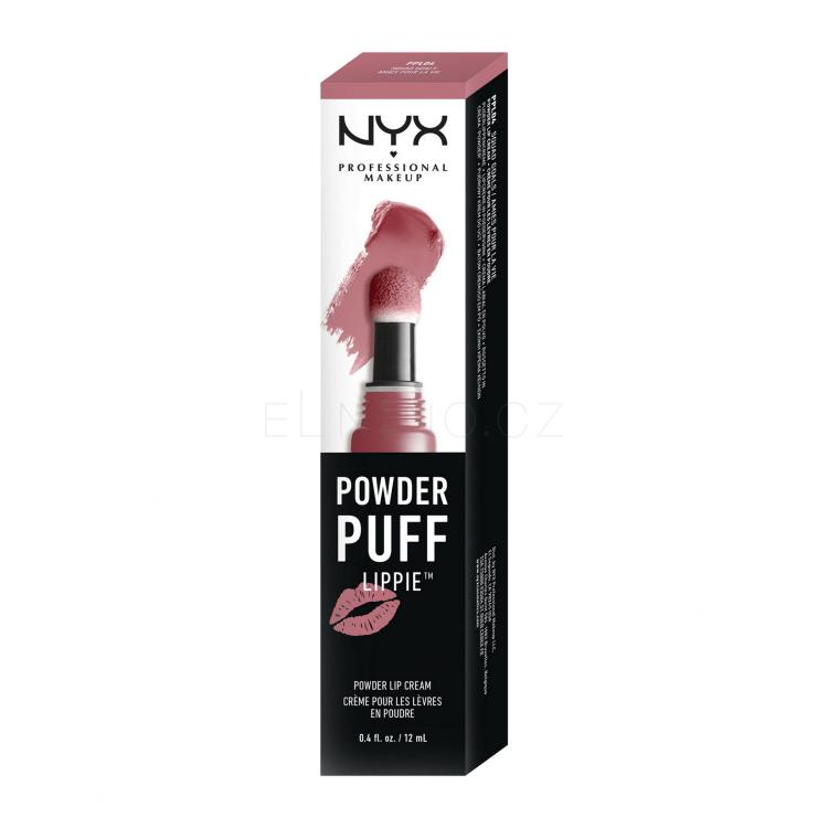 NYX Professional Makeup Powder Puff Lippie Rtěnka pro ženy 12 ml Odstín 04 Squad Goals
