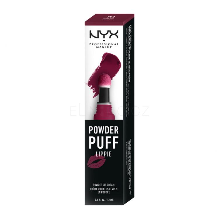 NYX Professional Makeup Powder Puff Lippie Rtěnka pro ženy 12 ml Odstín 12 Prank Call