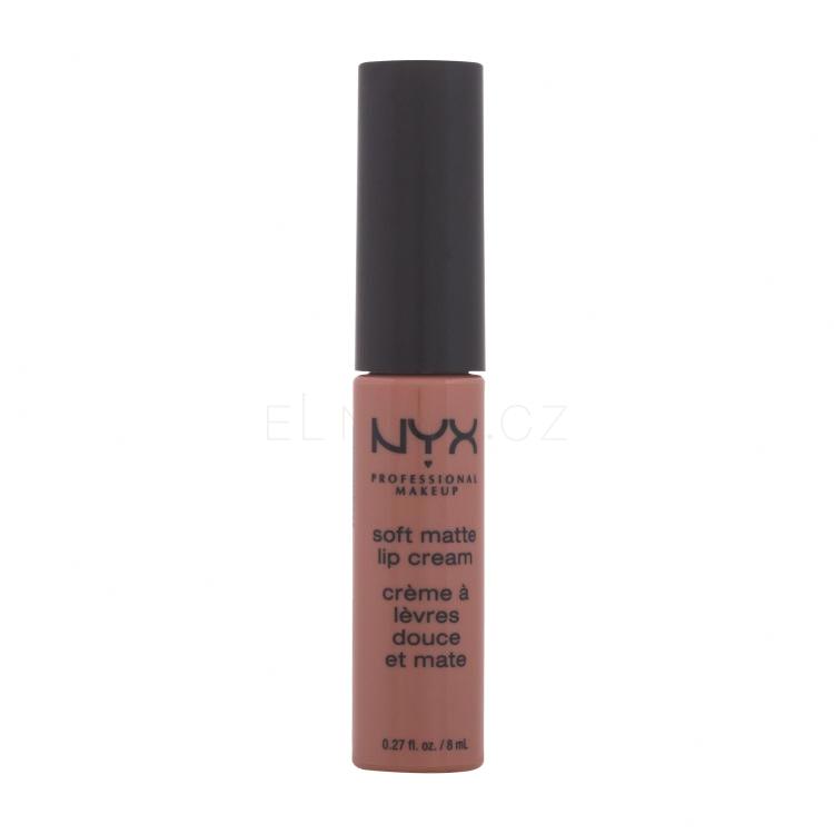 NYX Professional Makeup Soft Matte Lip Cream Rtěnka pro ženy 8 ml Odstín 09 Abu Dhabi