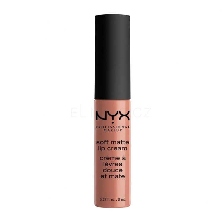 NYX Professional Makeup Soft Matte Lip Cream Rtěnka pro ženy 8 ml Odstín 09 Abu Dhabi