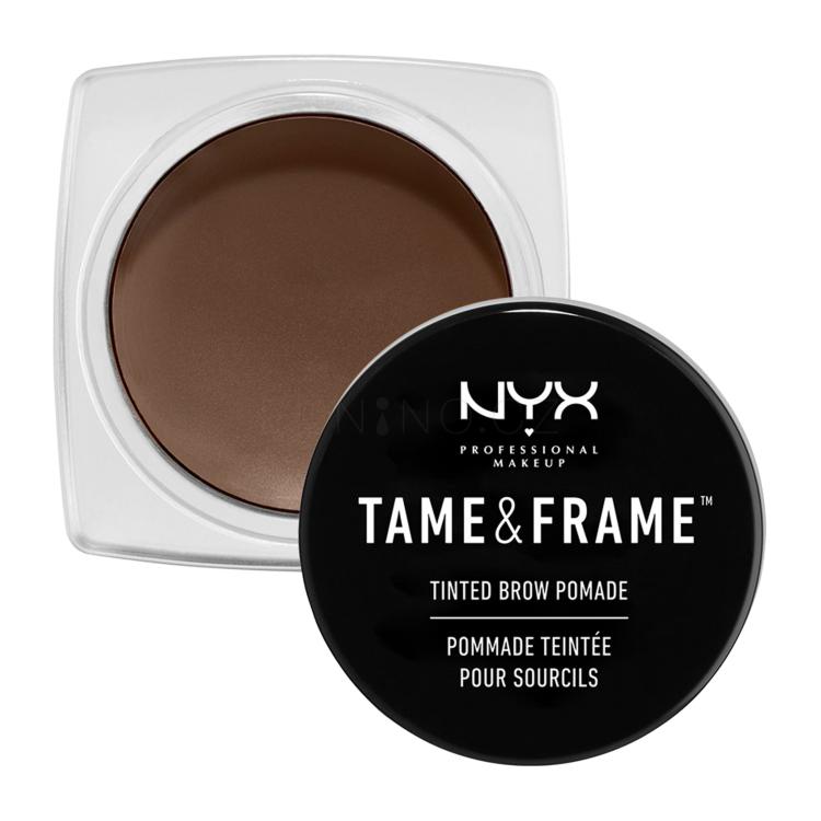 NYX Professional Makeup Tame &amp; Frame Tinted Brow Pomade Gel a pomáda na obočí pro ženy 5 g Odstín 02 Chocolate