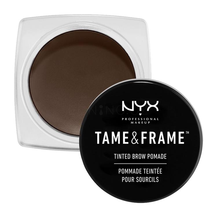 NYX Professional Makeup Tame &amp; Frame Tinted Brow Pomade Gel a pomáda na obočí pro ženy 5 g Odstín 04 Espresso