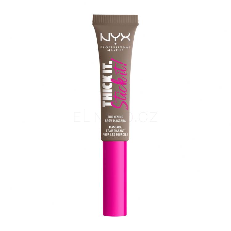NYX Professional Makeup Thick It Stick It! Řasenka na obočí pro ženy 7 ml Odstín 01 Taupe