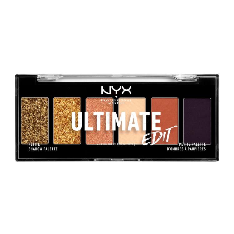 NYX Professional Makeup Ultimate Edit Oční stín pro ženy 7,2 g Odstín 06 Utopia