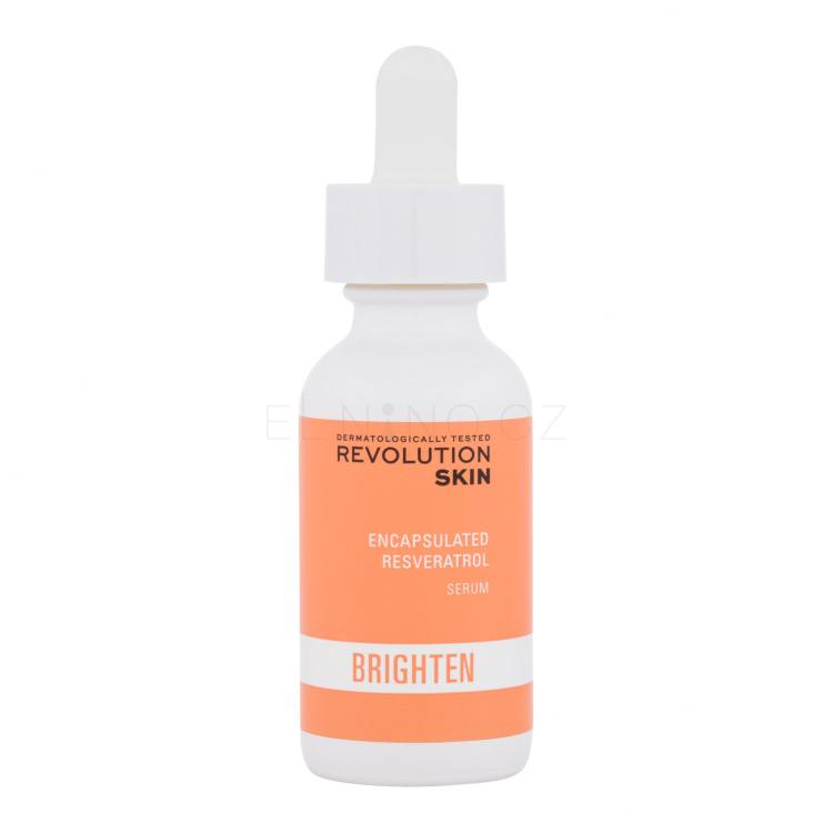 Revolution Skincare Brighten Encapsulated Resveratrol Serum Pleťové sérum pro ženy 30 ml