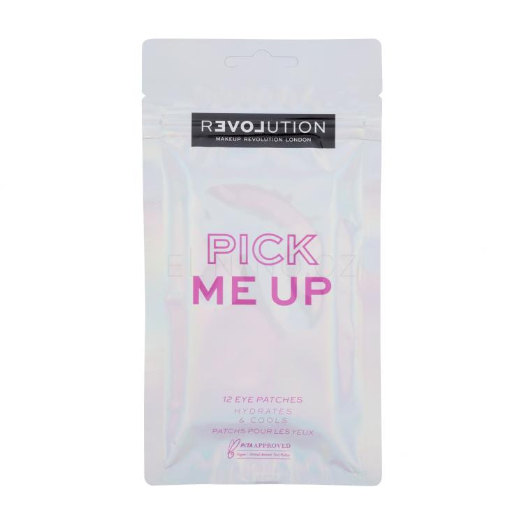 Revolution Relove Pick Me Up Hydrates &amp; Cools Eye Patches Maska na oči pro ženy 12 ks