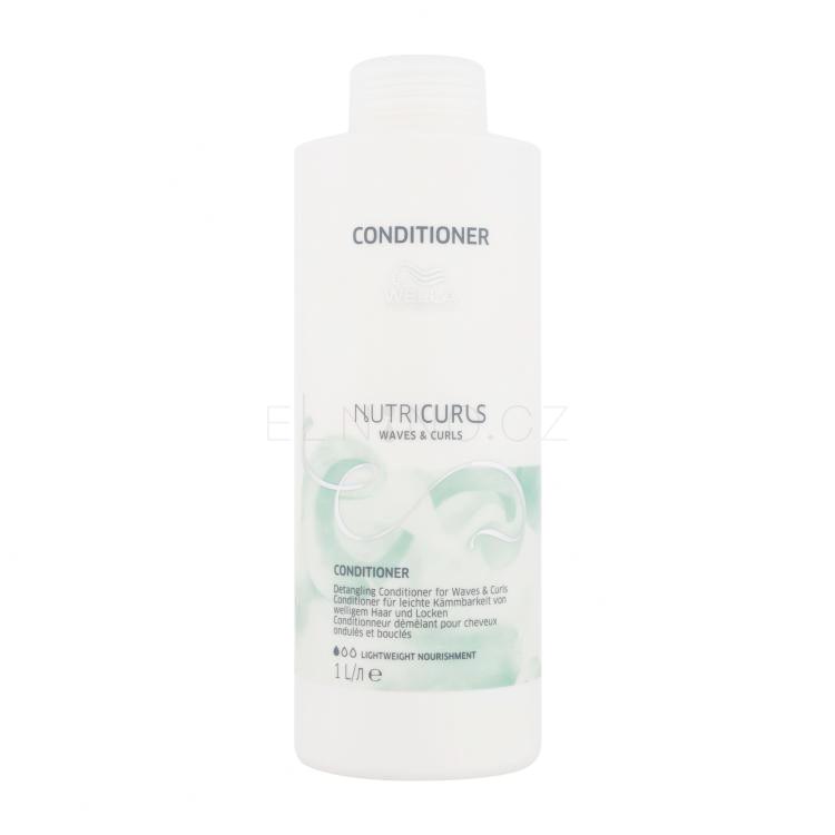 Wella Professionals NutriCurls Waves &amp; Curls Detangling Conditioner Kondicionér pro ženy 1000 ml
