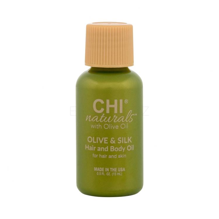 Farouk Systems CHI Olive Organics™ Olive &amp; Silk Hair And Body Oil Olej na vlasy pro ženy 15 ml