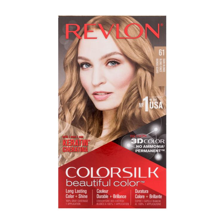 Revlon Colorsilk Beautiful Color Barva na vlasy pro ženy 59,1 ml Odstín 61 Dark Blonde