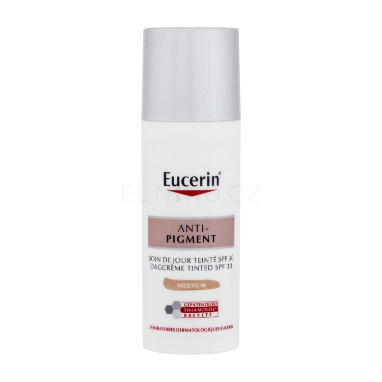 Eucerin Anti-Pigment Tinted Day Cream SPF30 Denní pleťový krém pro ženy 50 ml Odstín Medium