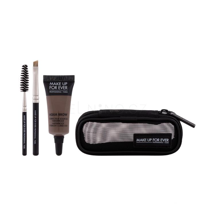 Make Up For Ever Aqua Brow Waterproof Eyebrow Corrector Kit Gel a pomáda na obočí pro ženy 7 ml Odstín 25 Ash
